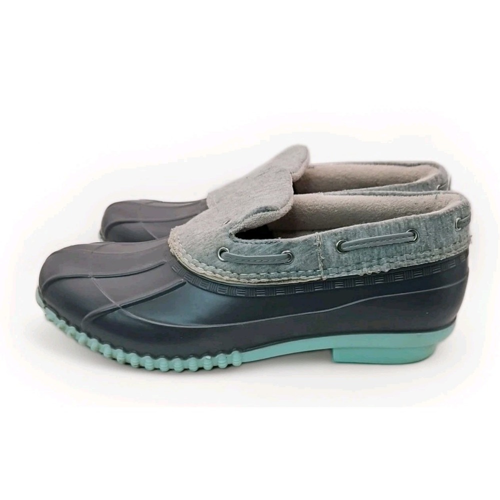 MAGELLAN Outdoor Gray Slip-on Rain Garden Shoes Womens Sz 9 Duck Charming   #407 - Picture 3 of 10